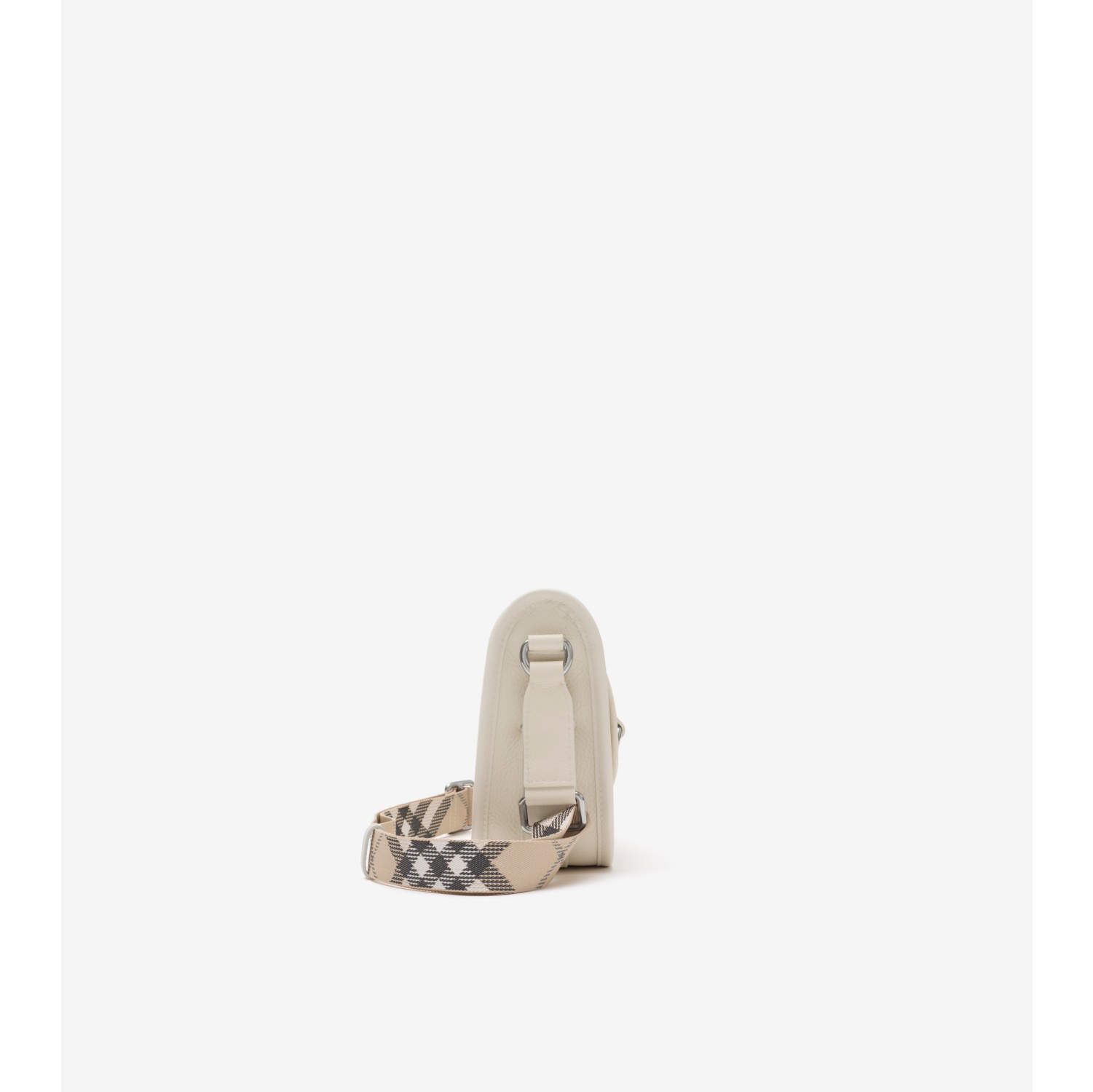 Mini B Clip Messenger Bag in Soap beige - Women | Burberry® Official