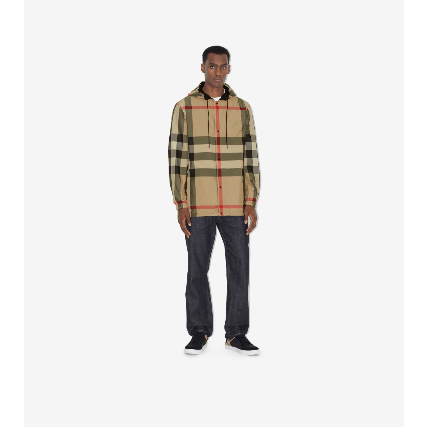 Burberry sales check jacket