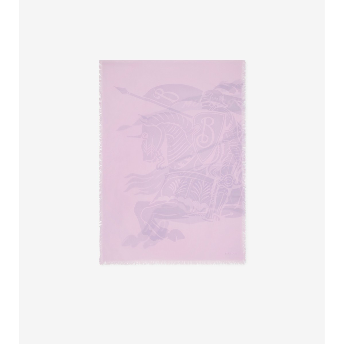 Shop Burberry Ekd Wool Scarf In Dawn