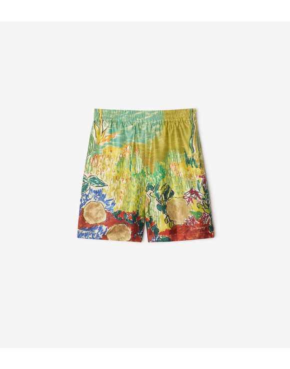 Highgrove Fountain Silk Shorts