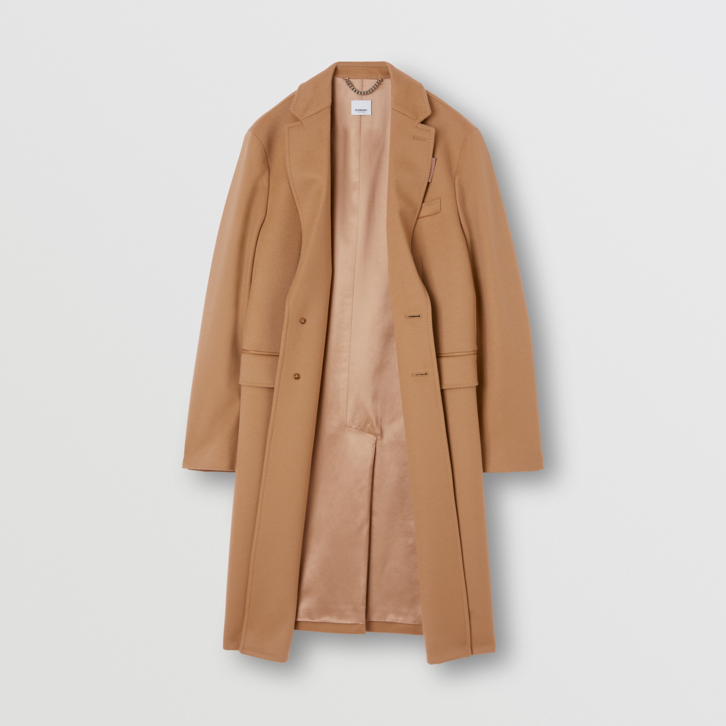 ウールカシミア テーラードコート (キャメル) - メンズ | Burberry