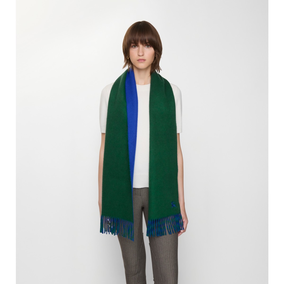  Embroidered Reversible Scarf