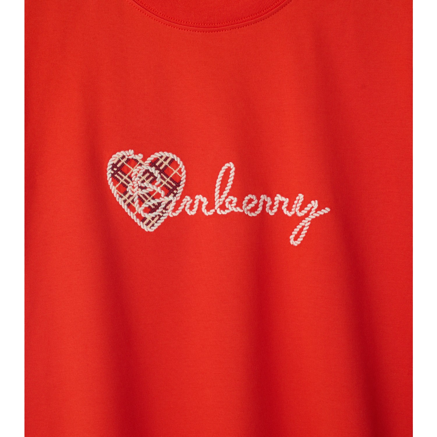 Heart Logo Cotton T-shirt