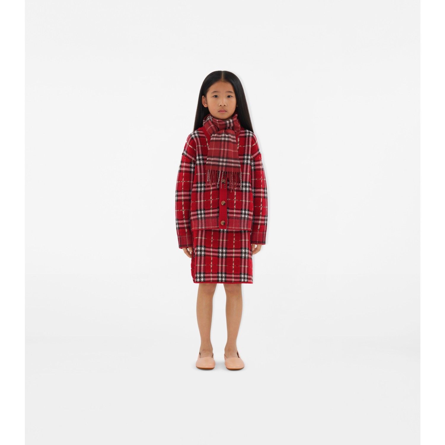 Sciarpa in cashmere Check