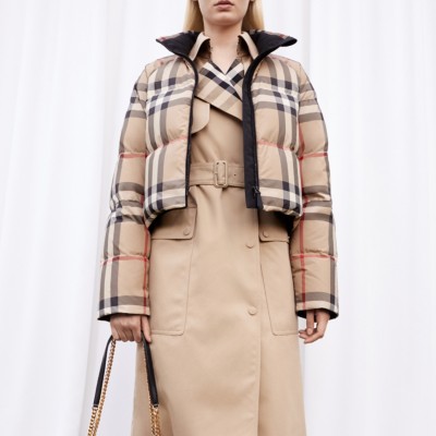 burberry cropped puffer