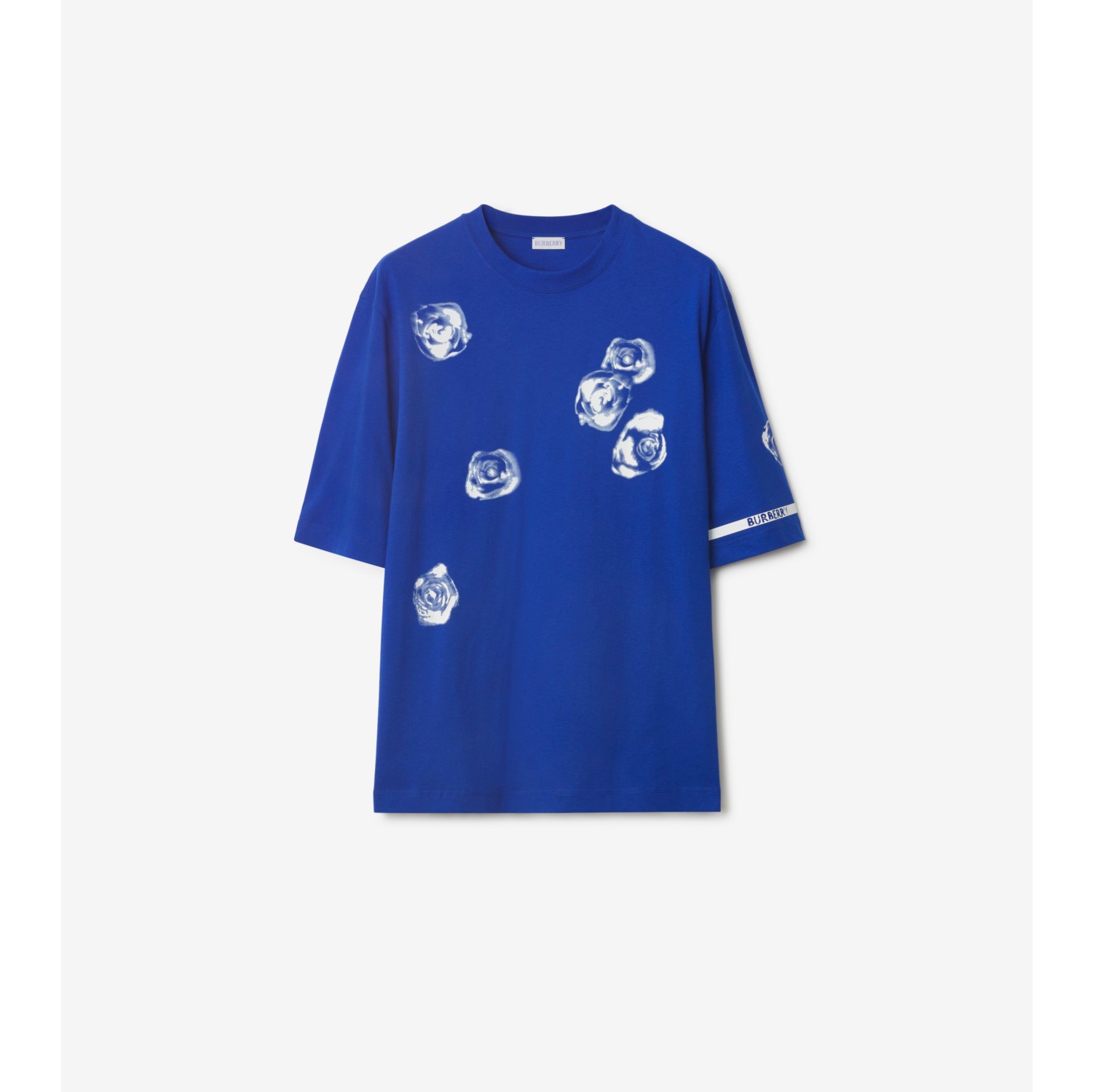 Burberry t shirt mens hot sale blue