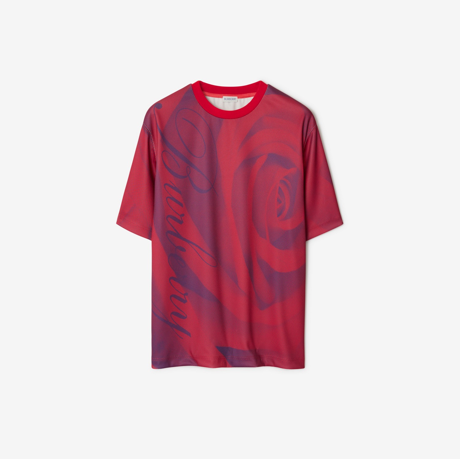 T-shirt à imprimé rose (Pillar) - Homme | Site officiel Burberry®