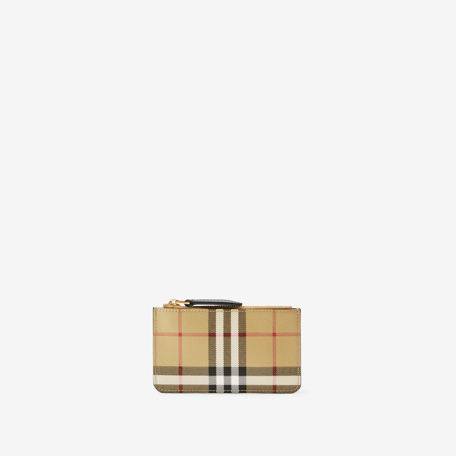 Check Coin Case with Strap in Archive Beige | Burberry® Official