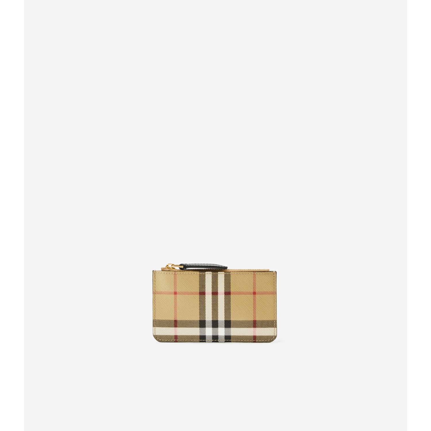 Burberry - Vintage Check Zip Card Case