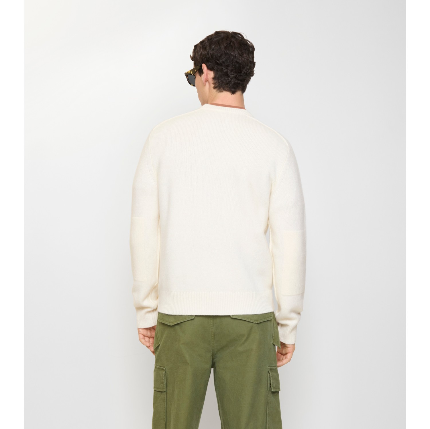 Cashmere Sweater in Ceramic white - Men | Burberry® Official