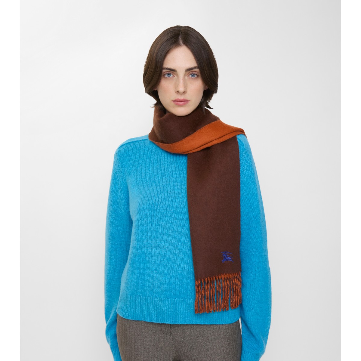  Embroidered Reversible Scarf