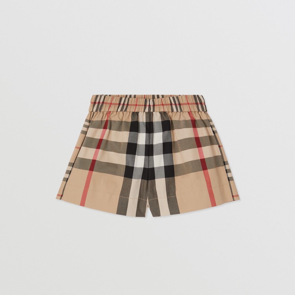 BURBERRY BURBERRY CHILDRENS PANELLED CHECK COTTON SHORTS