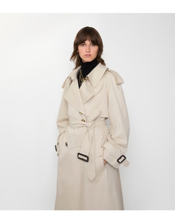 Long Gabardine Fitzrovia Trench Coat