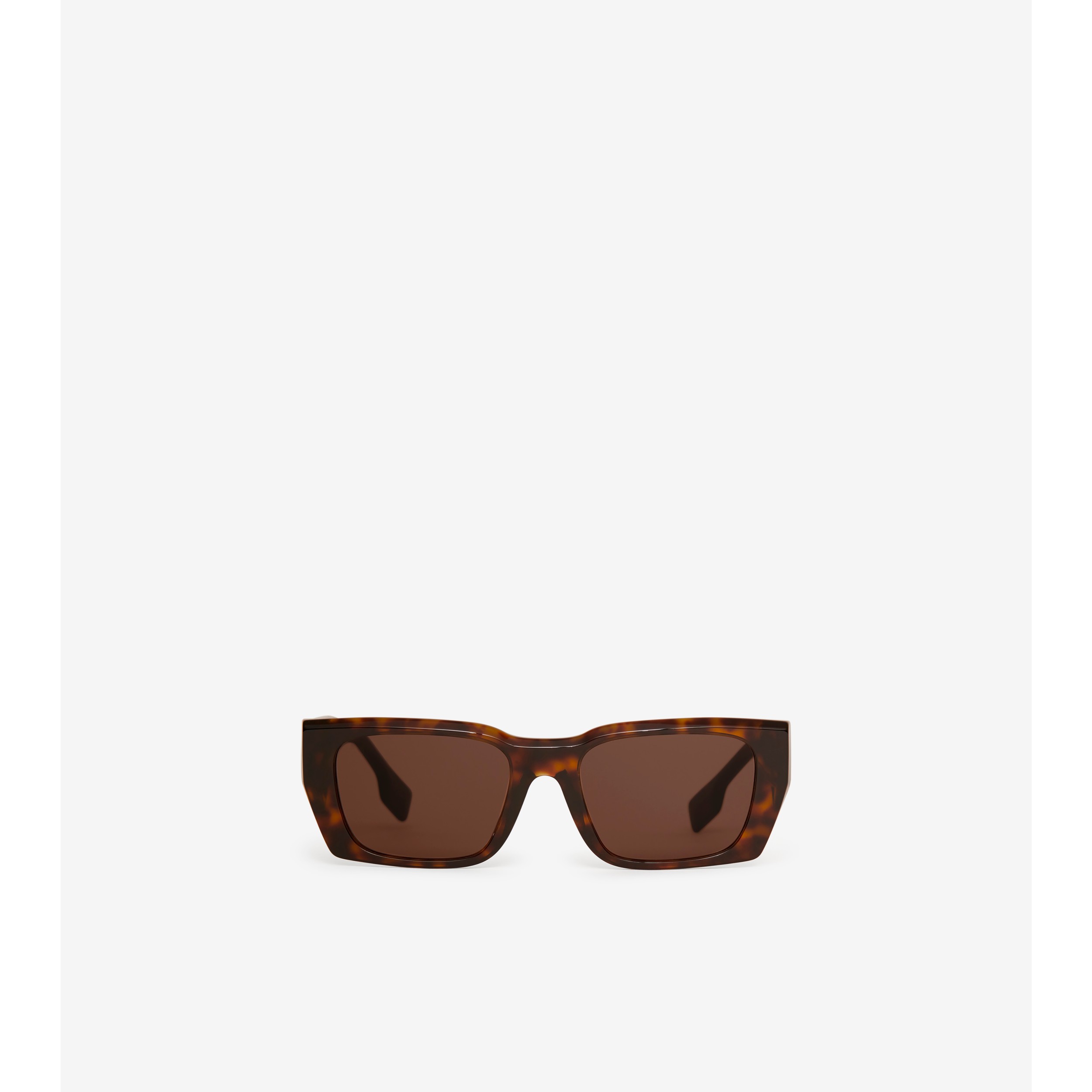 Burberry tortoiseshell rectangle-frame sunglasses, GottliebpaludanShops  Revival