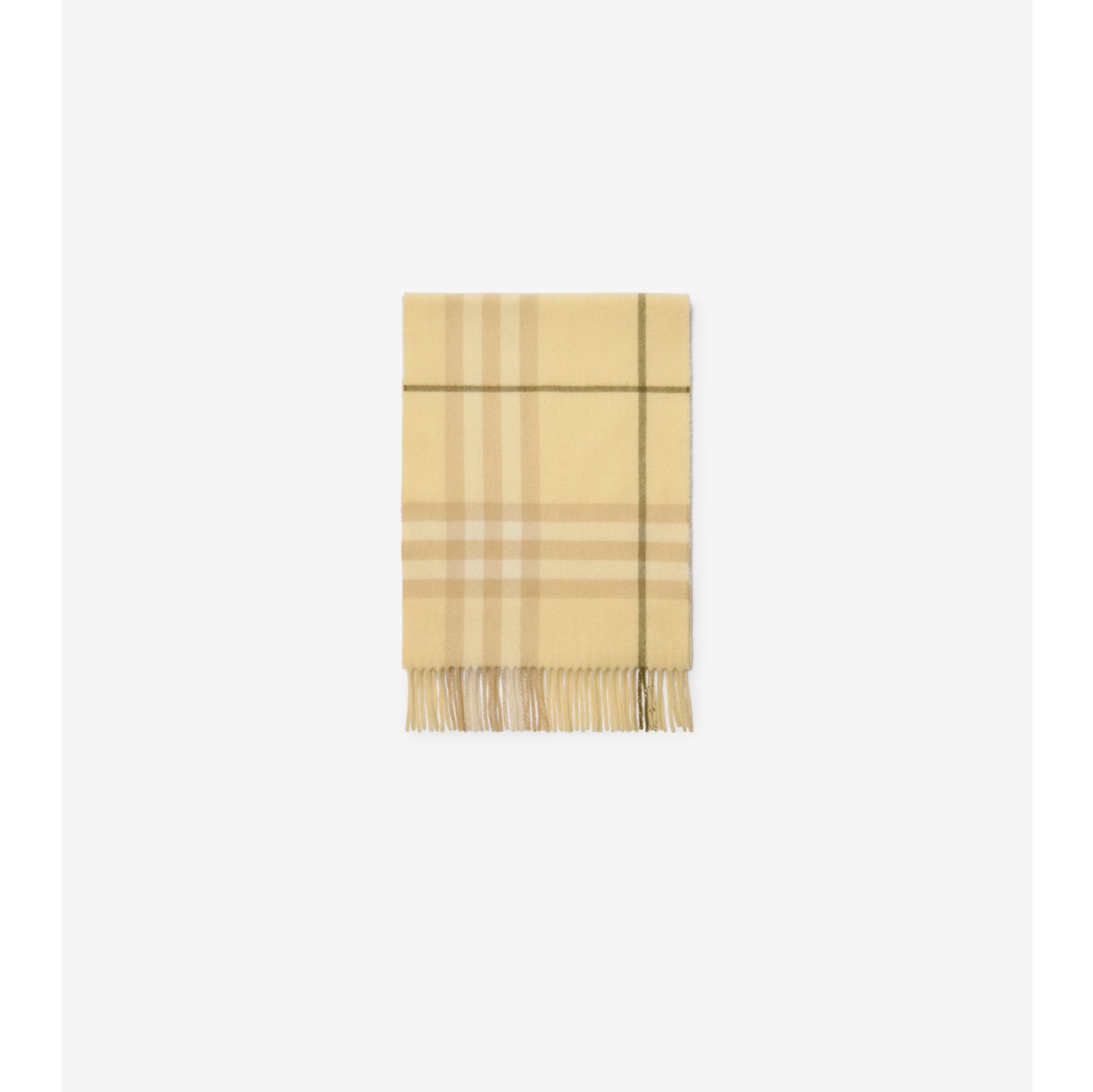 Check Cashmere Scarf