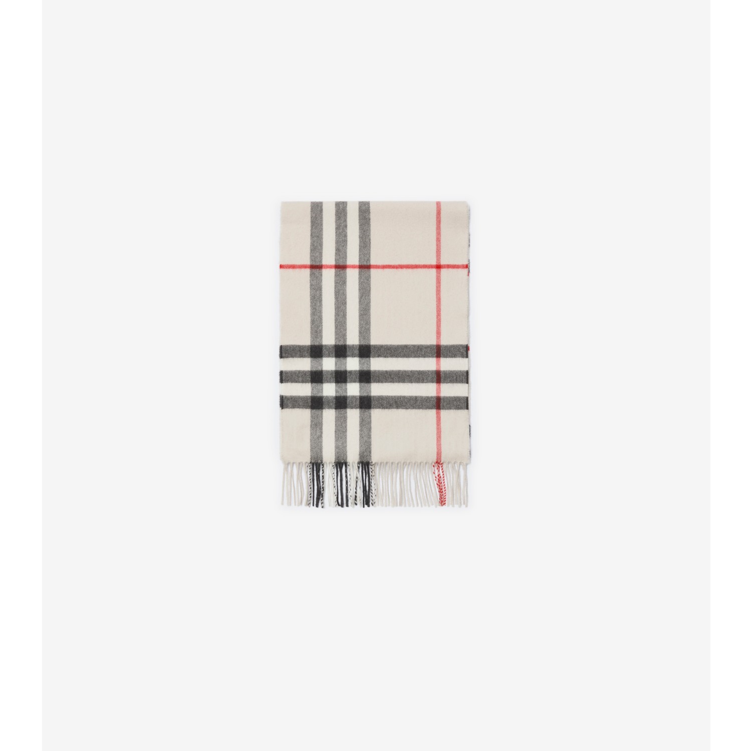 Check Cashmere Scarf