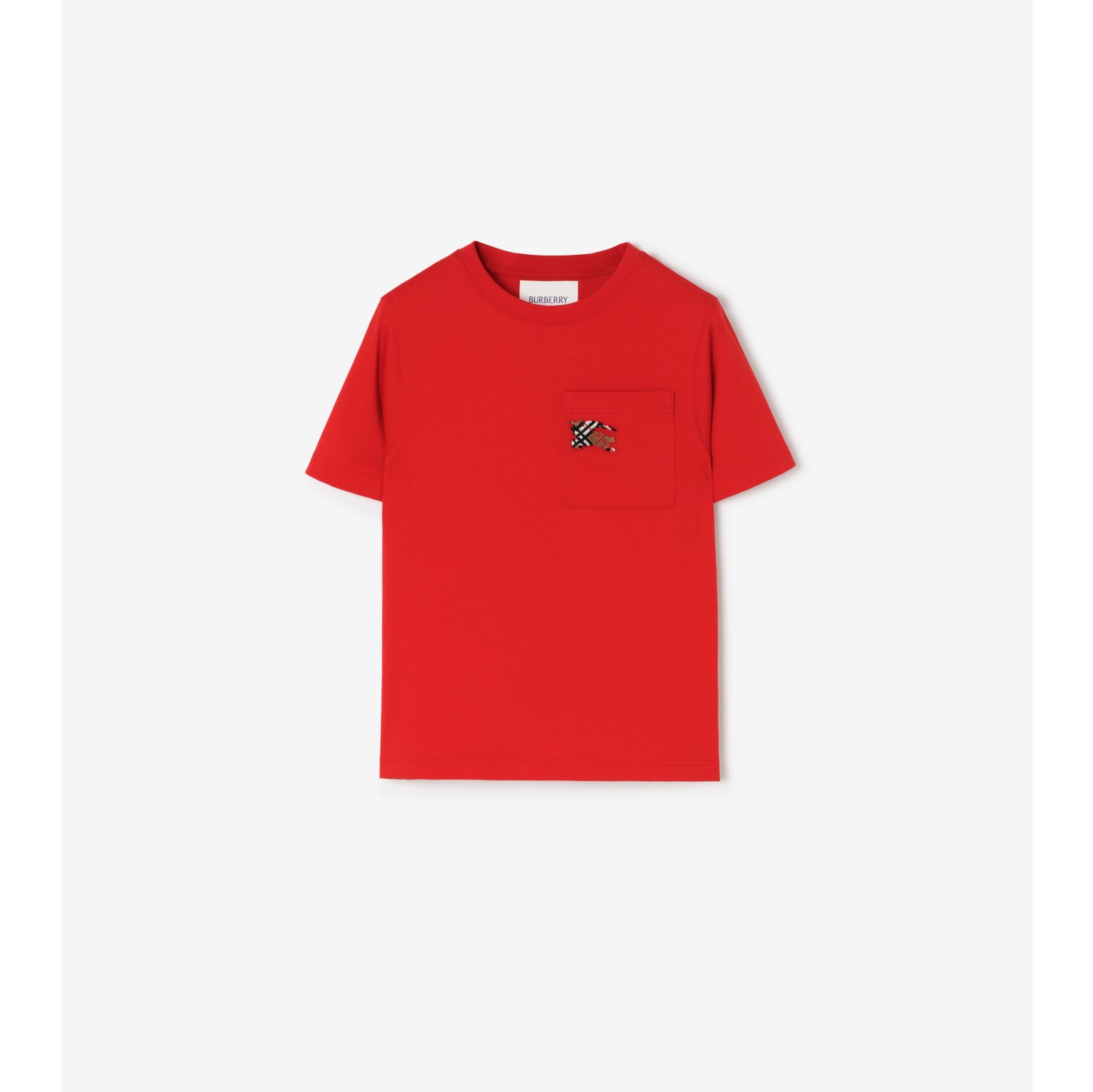 Knight Check Cotton T-shirt