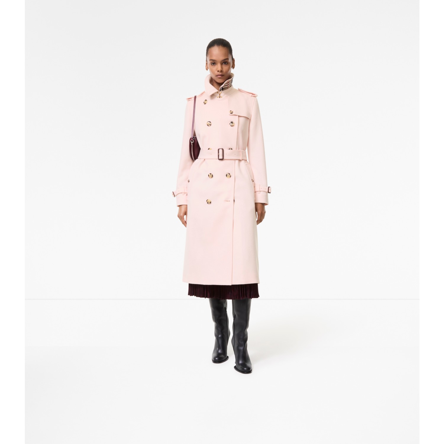 Long Cashmere Kensington Trench Coat