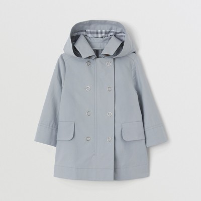 burberry light blue trench coat