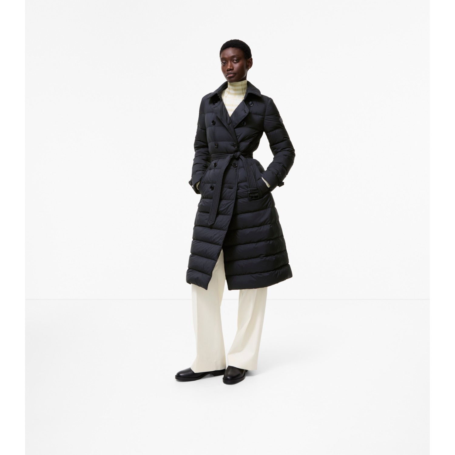 Long Nylon Audley Puffer Coat - thumbnail 5
