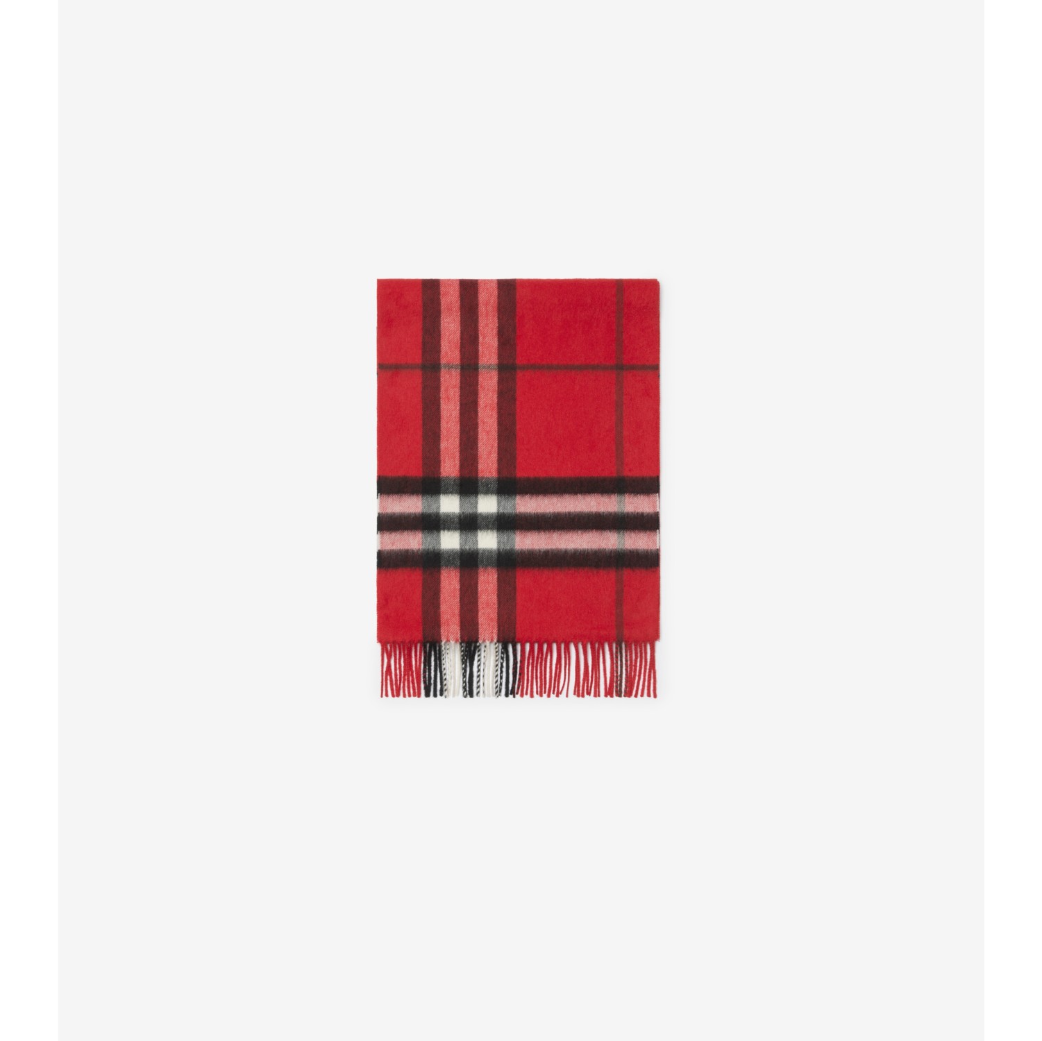Check Cashmere Scarf