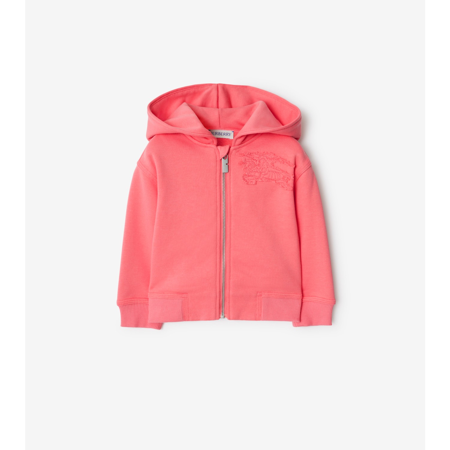 Hoodie zippé en coton