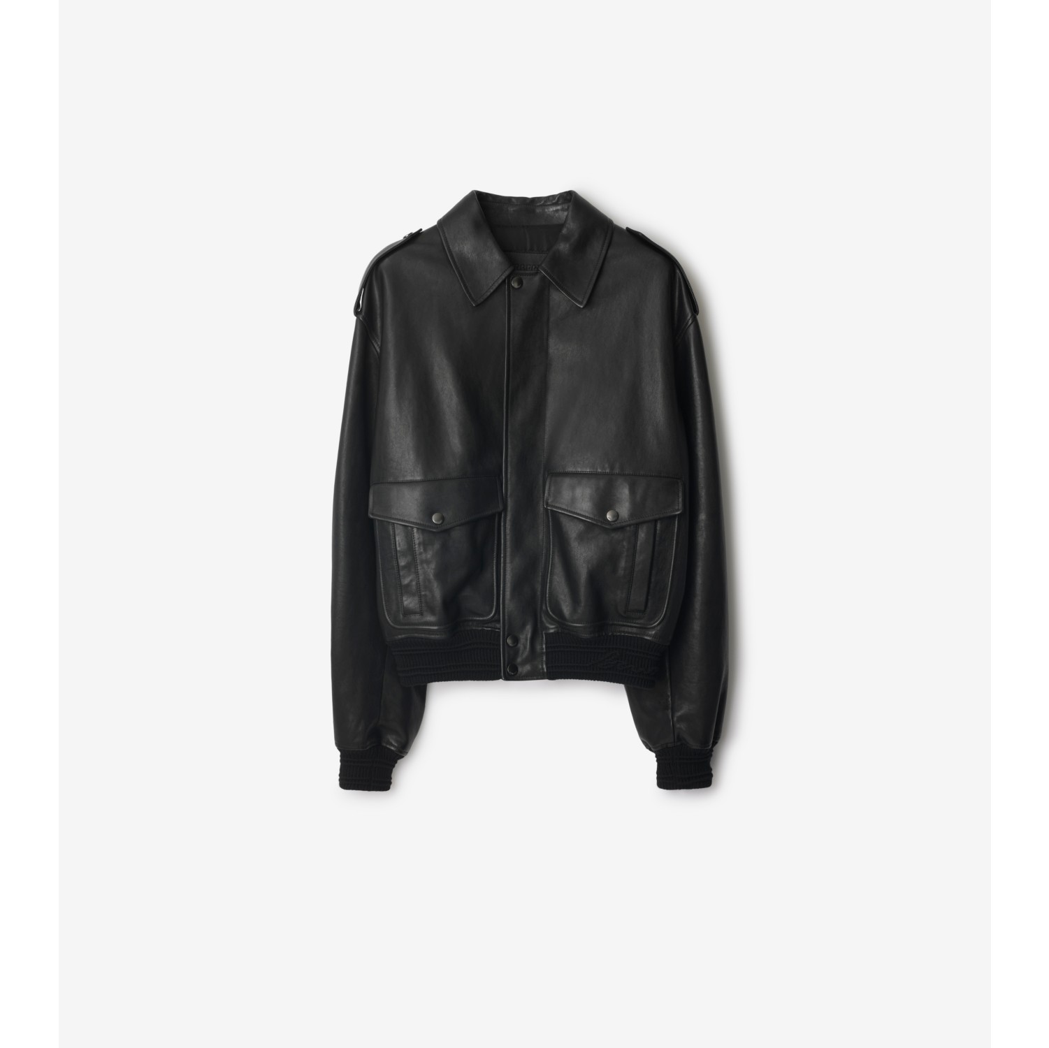 Leather Bomber Jacket