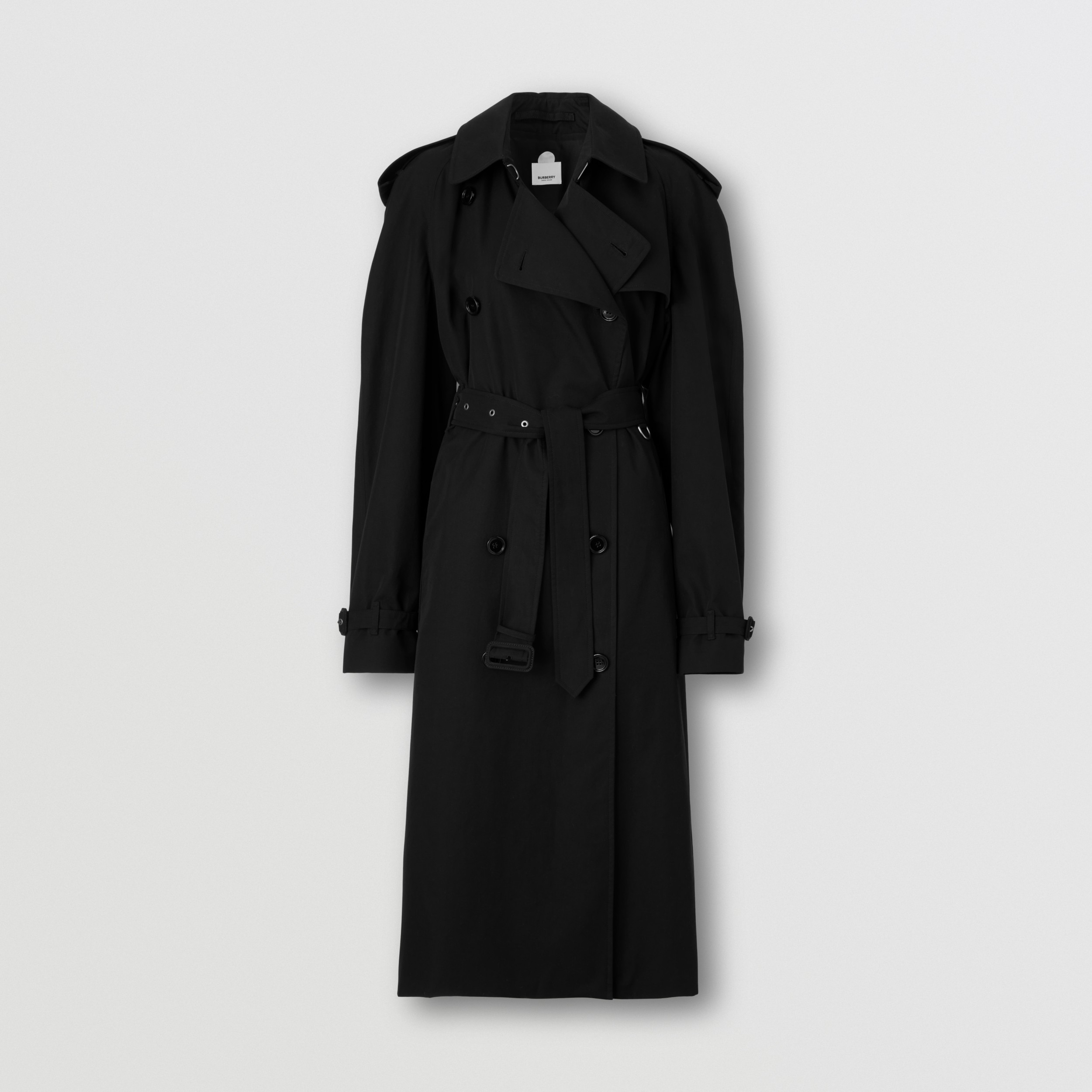 Tropical Gabardine Trench Coat in Black Women Burberry® Official