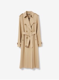 Langer Heritage-Trenchcoat „Chelsea“ in der Farbe Honey