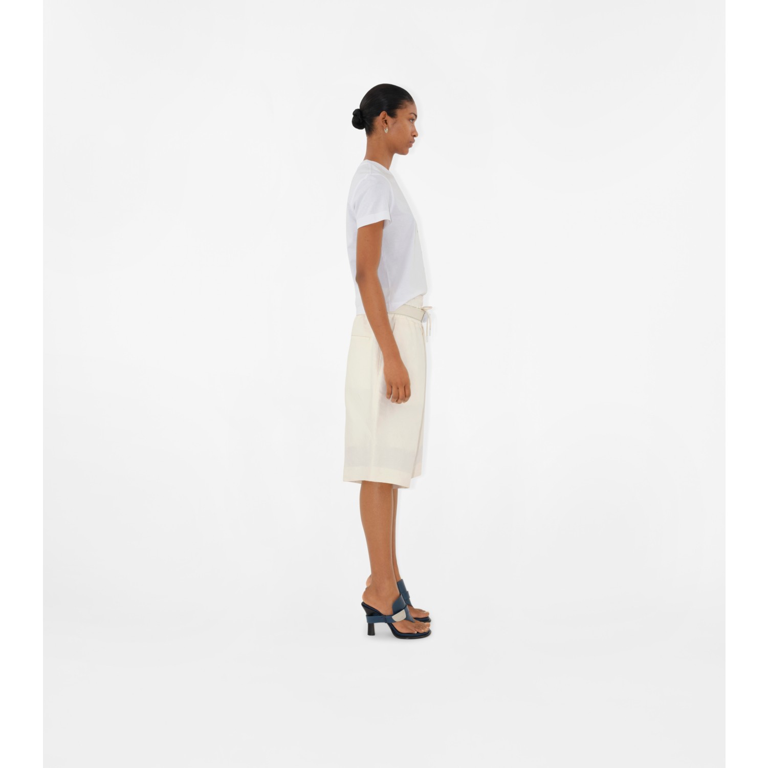 Boxy Knight Hardware Cotton T-shirt - Women | Burberry® Official