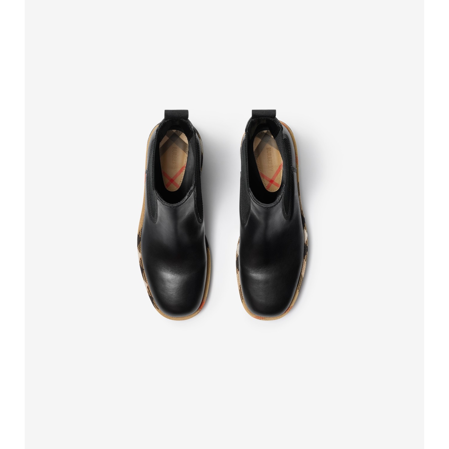 Leather Gravel Chelsea Boots​ - thumbnail 4