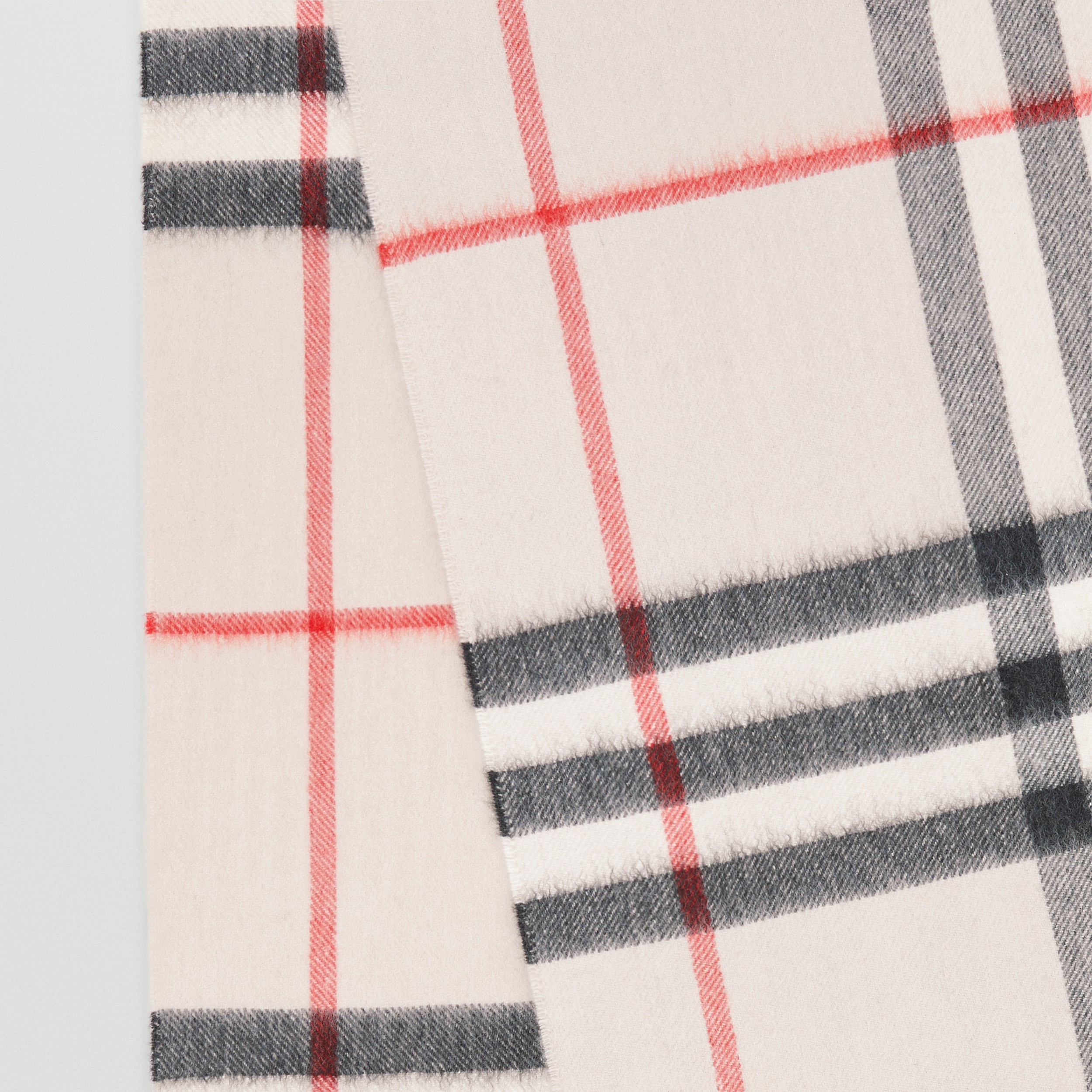 The Classic Check Cashmere Scarf in Stone | Burberry® Official - 2