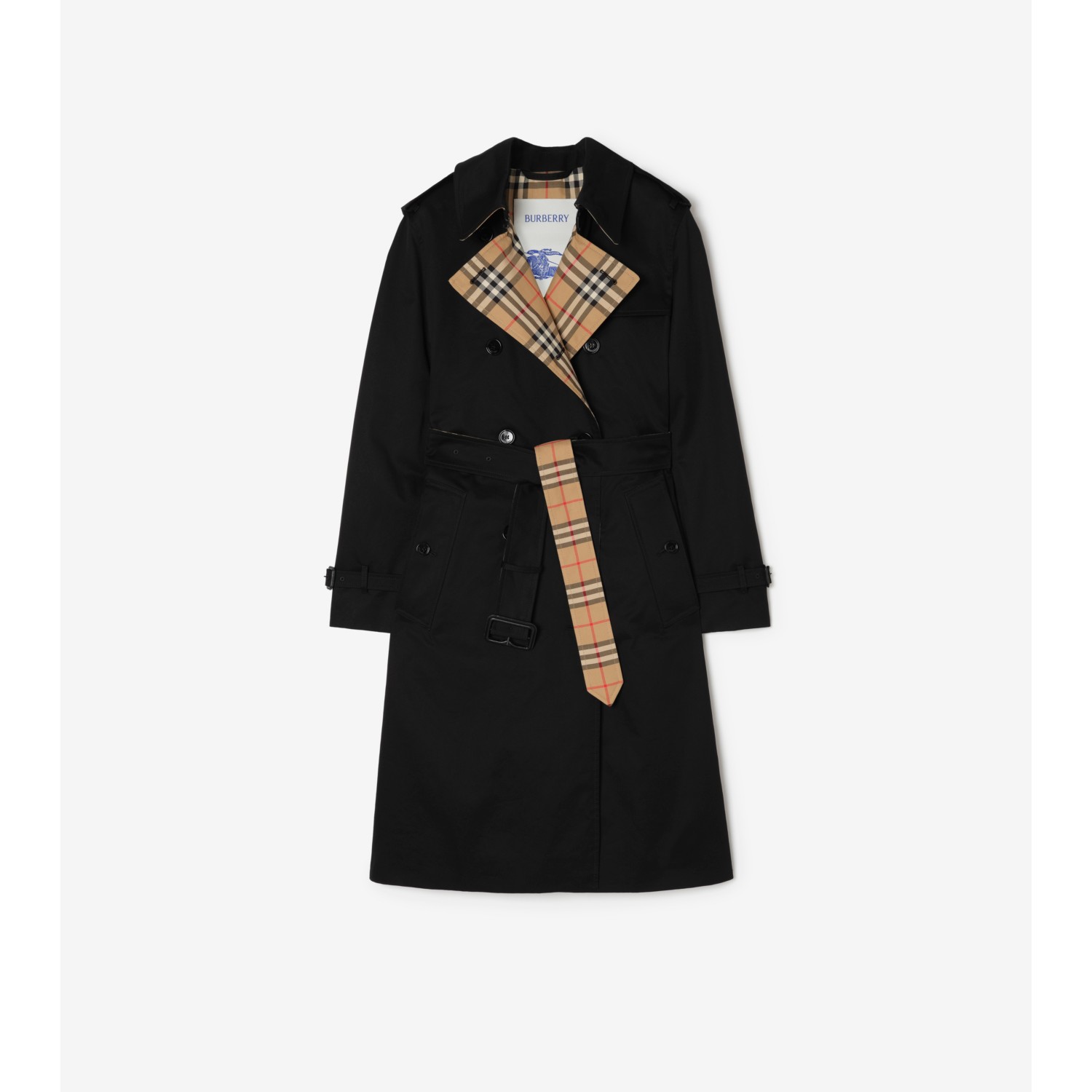 Long Gabardine Lakefield Trench Coat - thumbnail 7