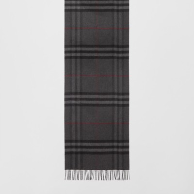 burberry scarf charcoal