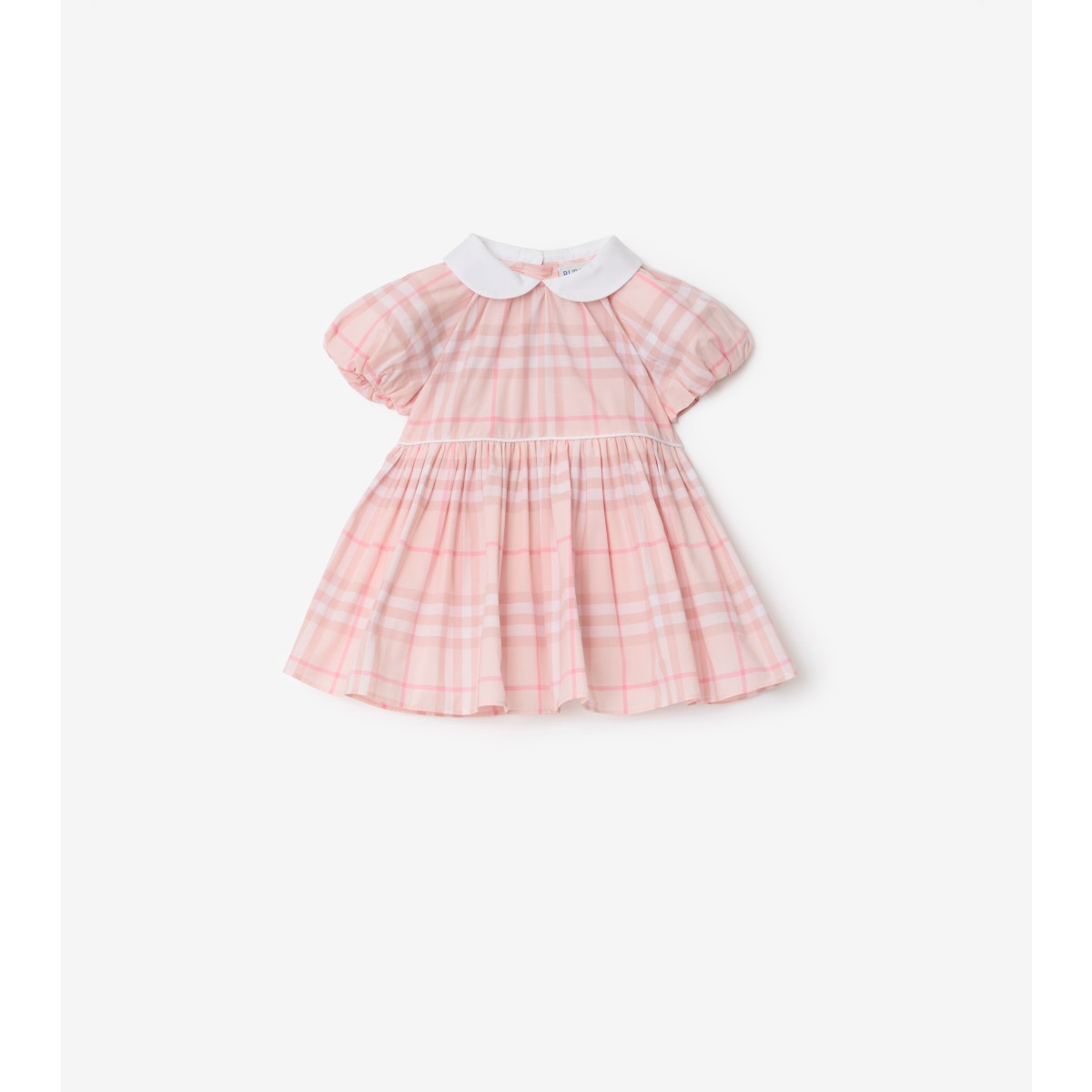 Check Cotton Dress with Bloomers
