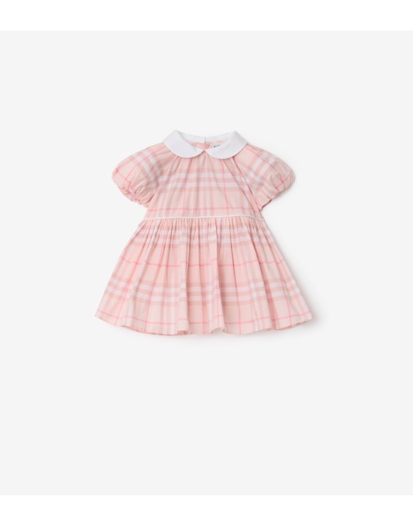 Check Cotton Dress with Bloomers