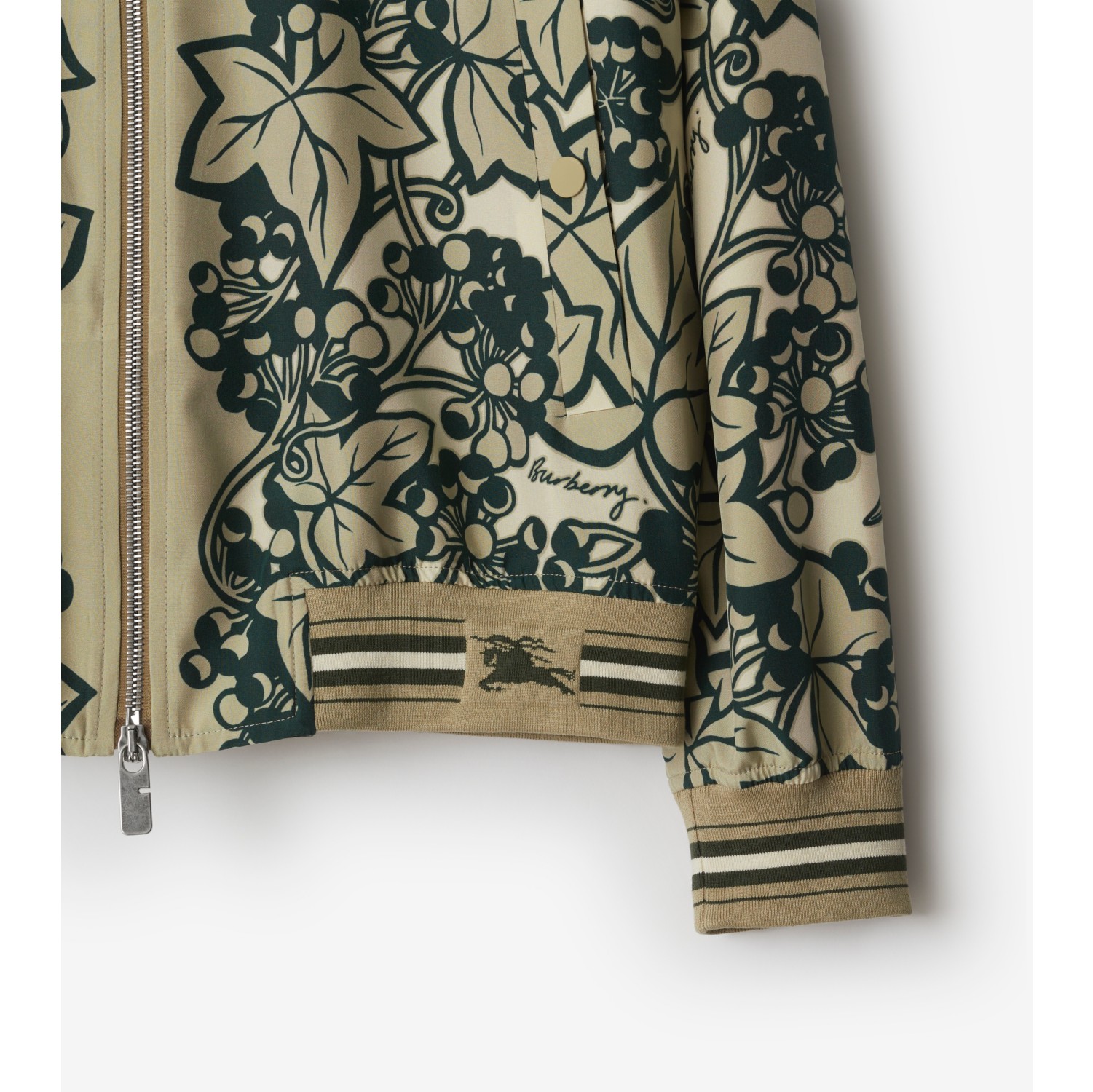 Ivy Silk Bomber Jacket