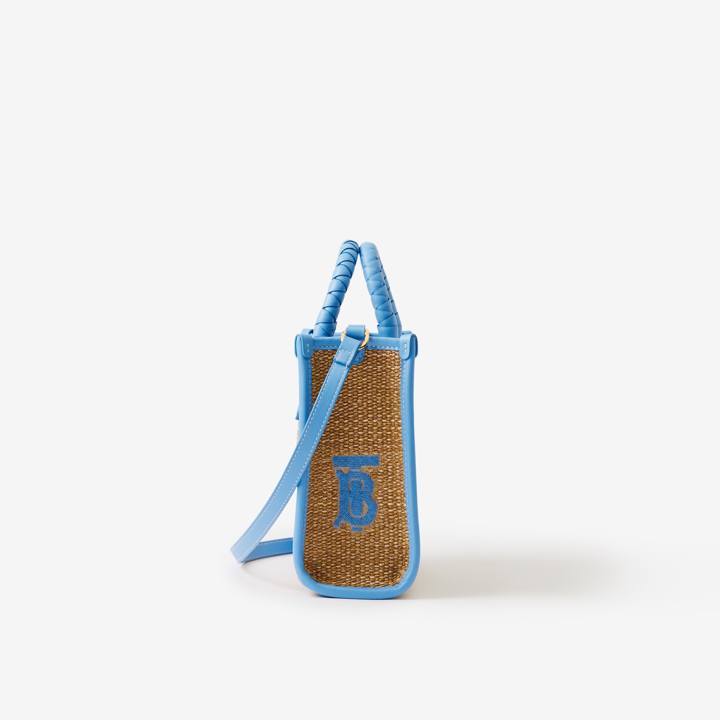Minibolso tote Freya (Azul Aciano Natural/frío) - Mujer | Burberry® oficial - 2