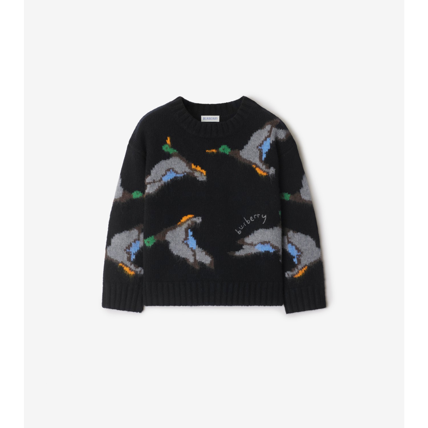 Pull en laine avec canard