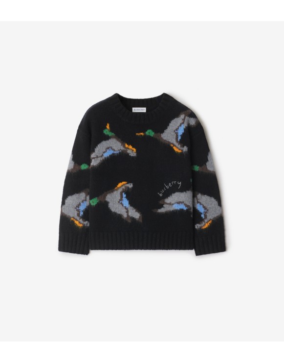 Pull en laine avec canard