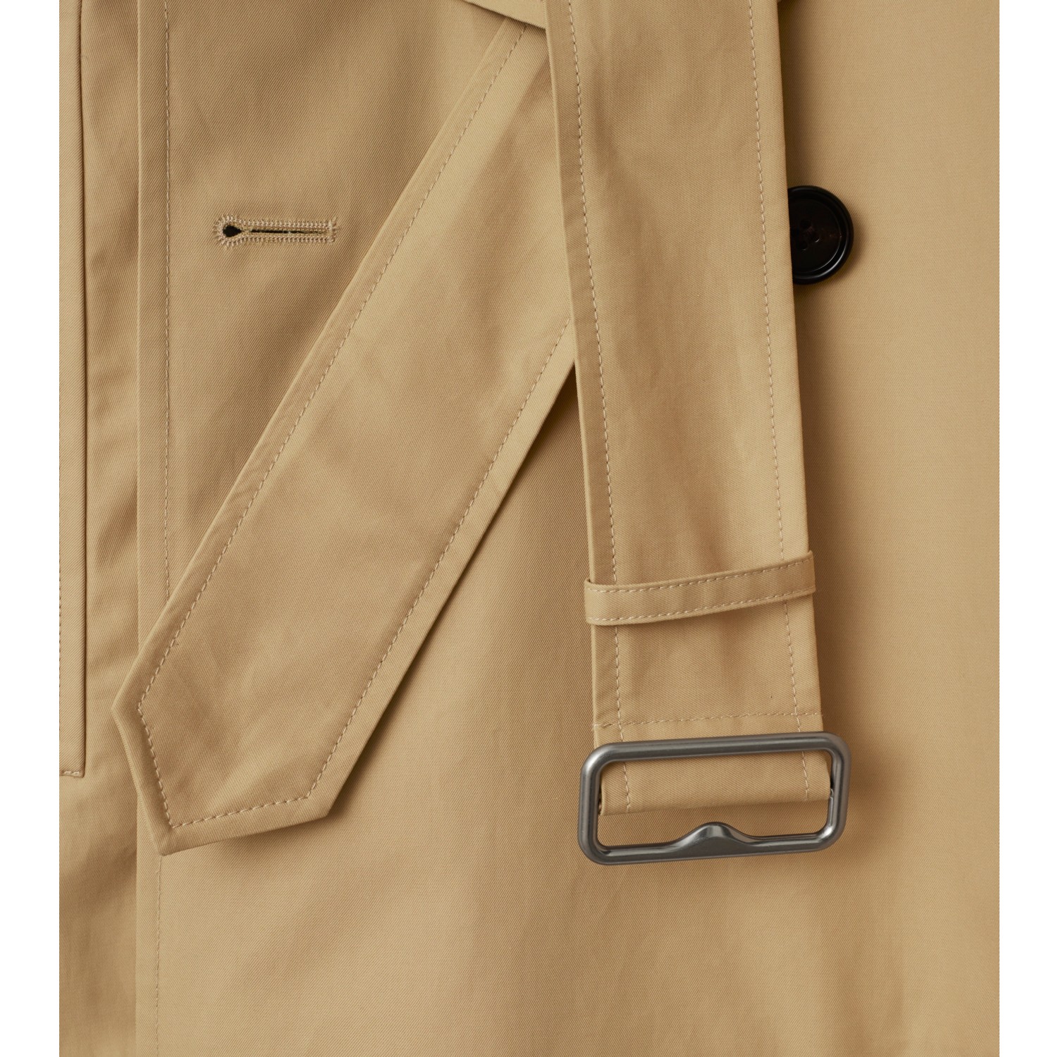 Trench corto in gabardine