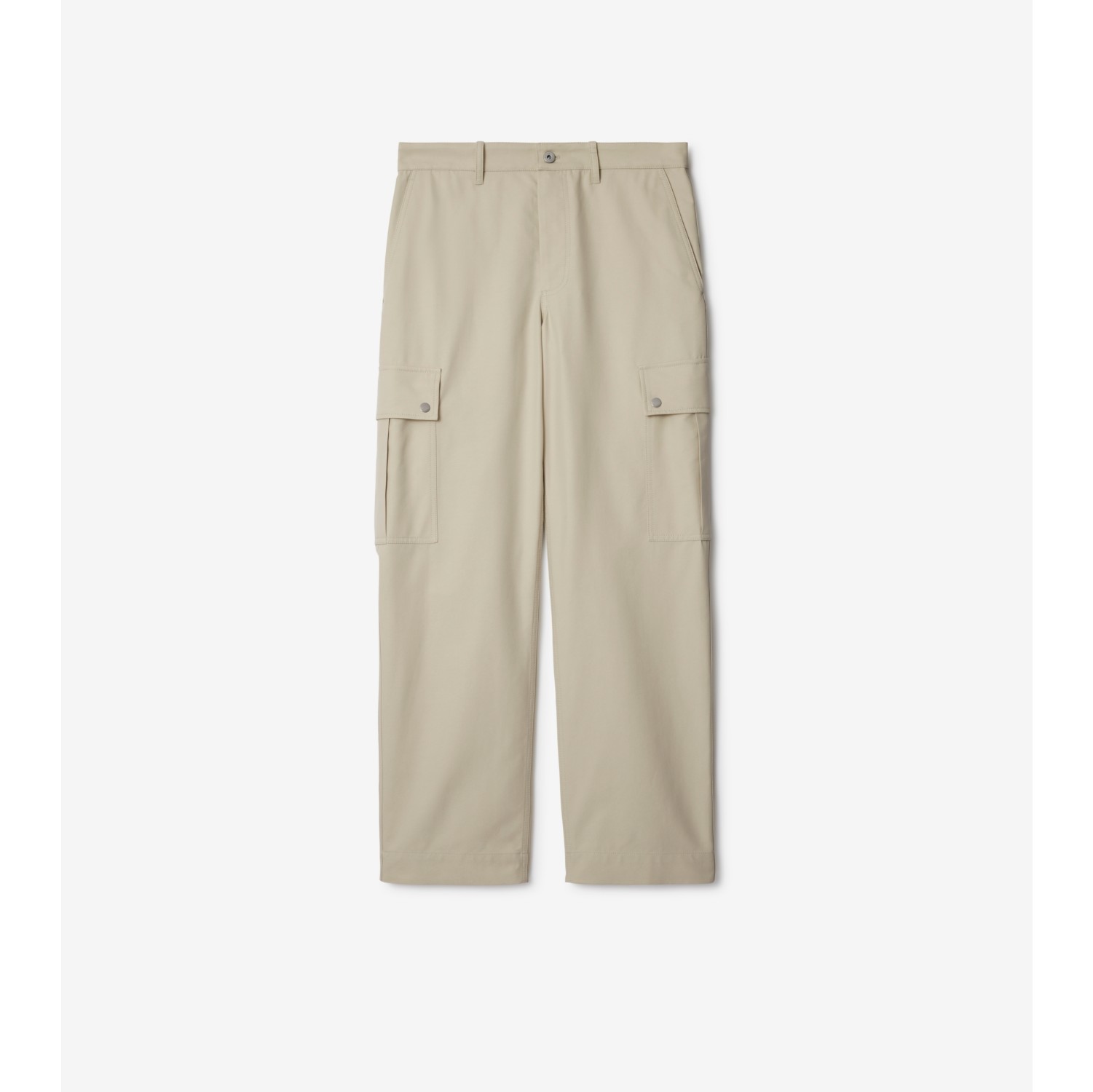 Pantalon cargo en coton mélangé