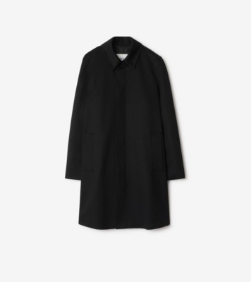 Mid-length Cashmere Car Coat in Black - Men | Burberry® Official
