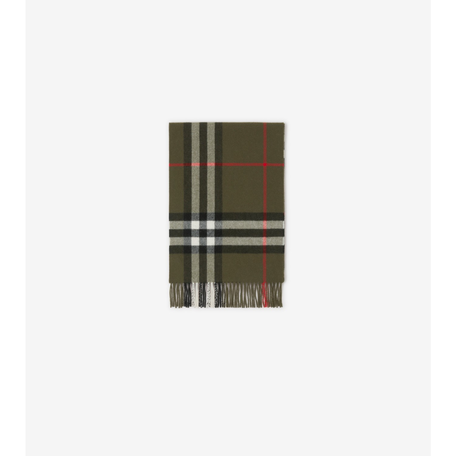 Check Cashmere Scarf