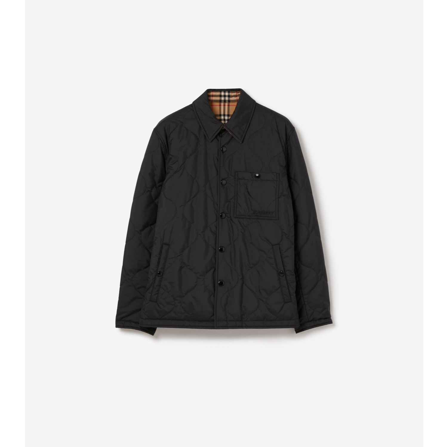 Burberry reversible discount jacket men's