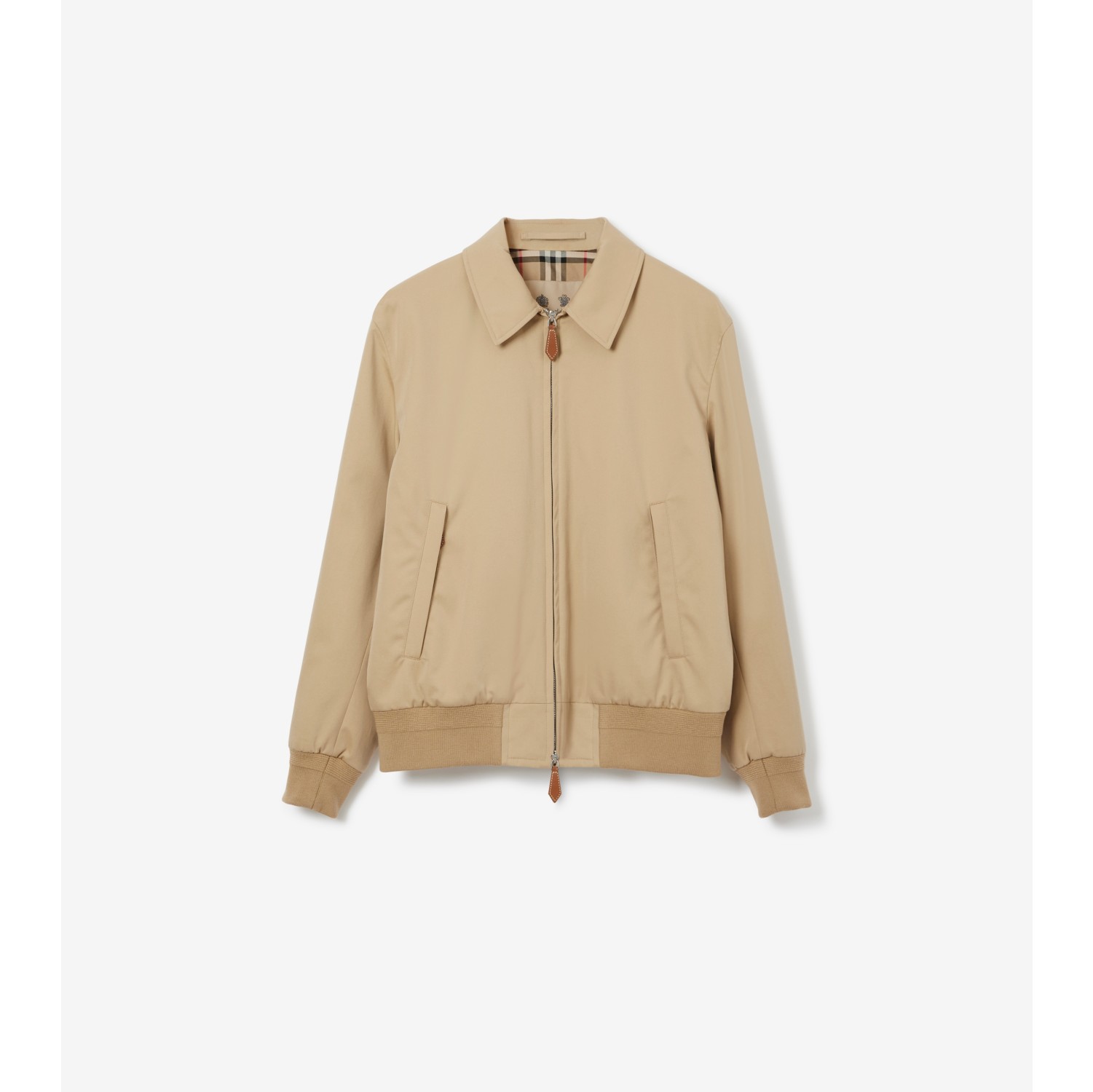 Veste Harrington Héritage Soho (Miel) - Homme, Coton | Site officiel  Burberry®