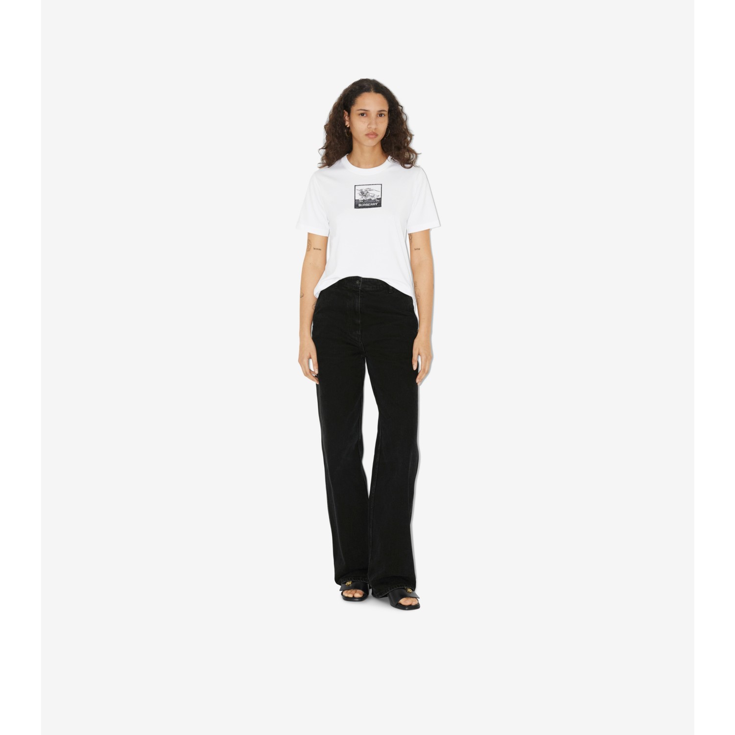 T-shirt en coton EKD (Blanc) - Femme