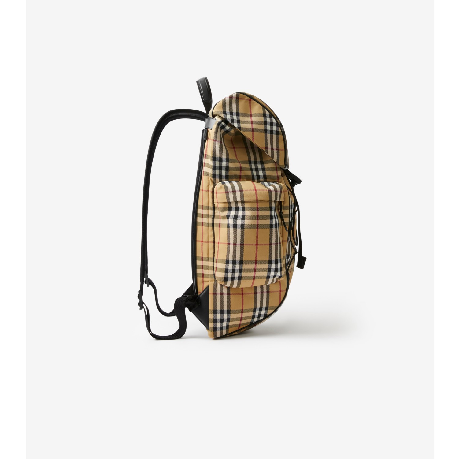 Vintage Check Cotton Backpack in Archive Beige - Children