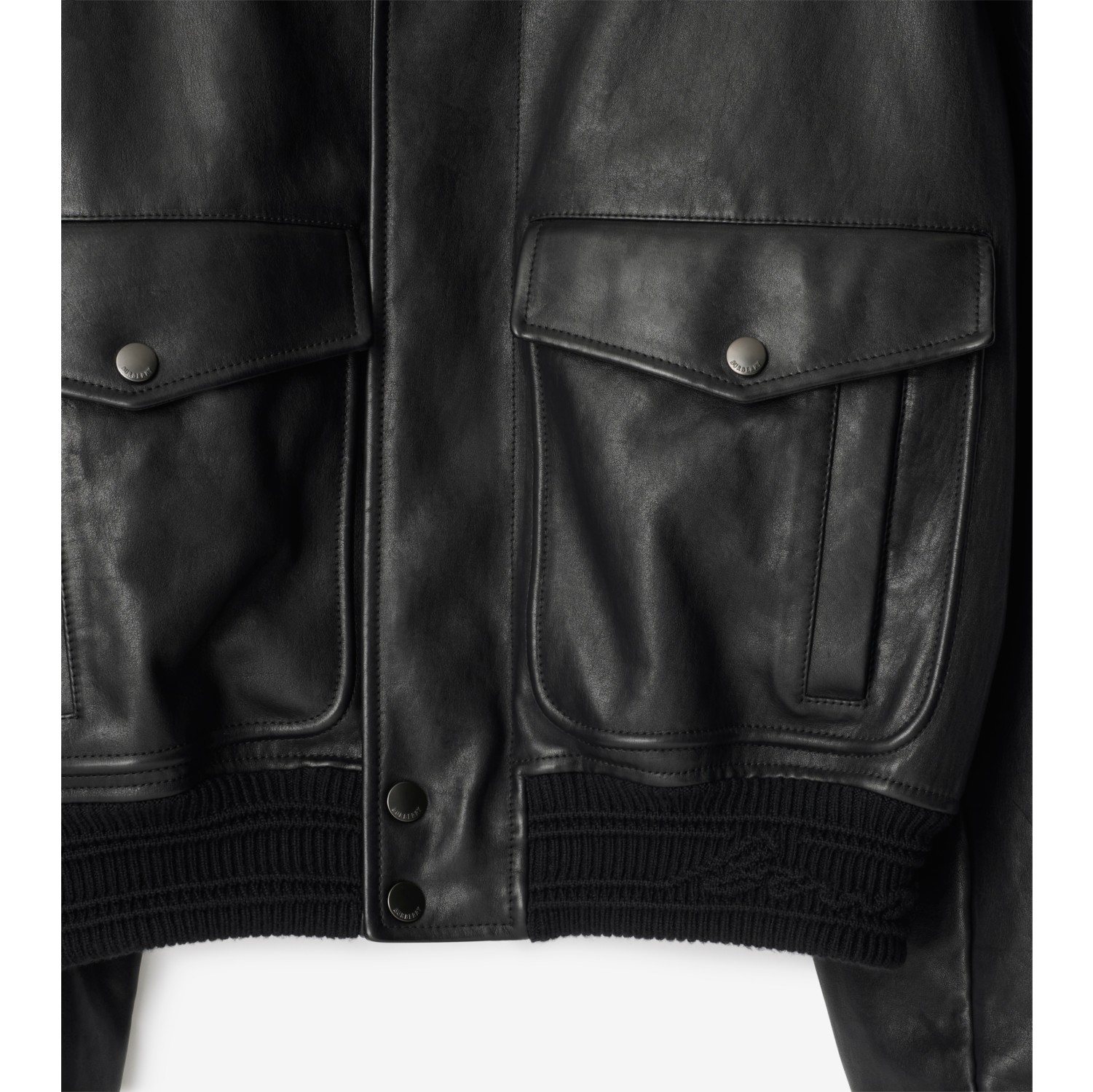 Leather Bomber Jacket