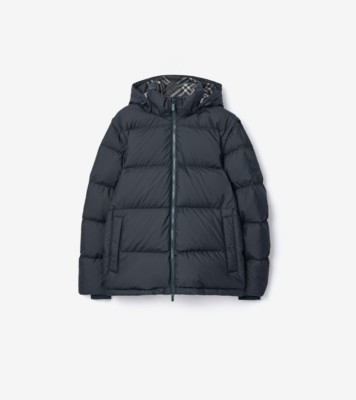 BURBERRY　ダウンジャケット デタッチャブルスリーブ ダウンジャケット (ネイビー) - メンズ